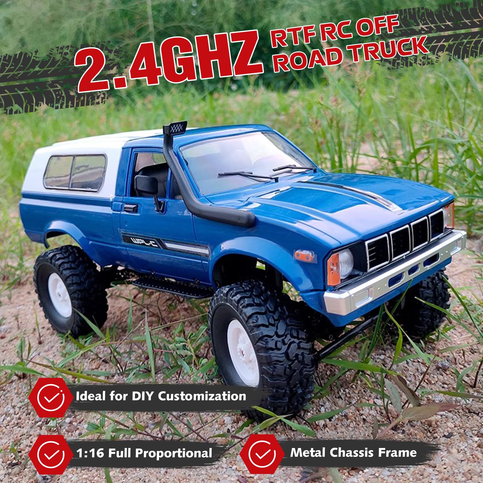 wplハイラックス　クローラー The New WPL C64-1 Toyota Hilux RC Crawler 2024. - YouTube